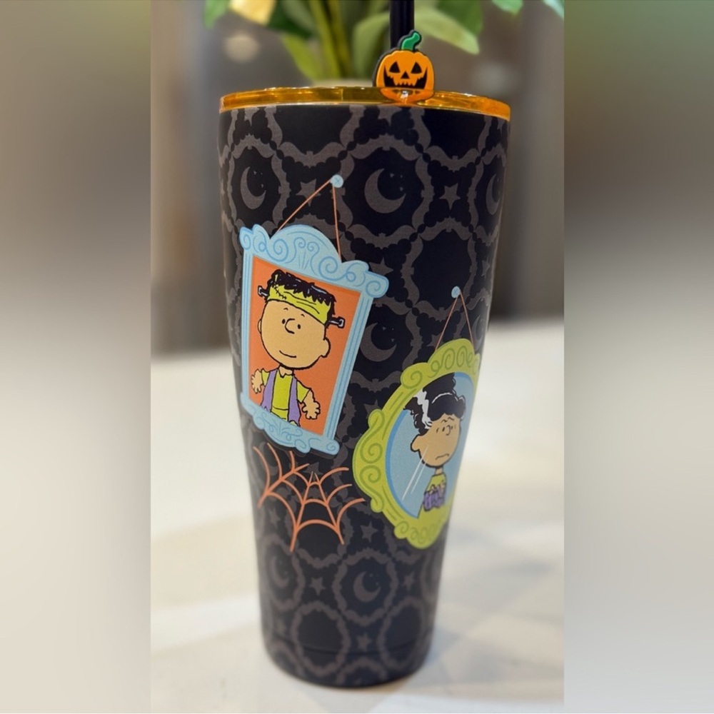 🎃 Peanuts Halloween Tumbler Cup with Straw – Zrike Brands 🎃